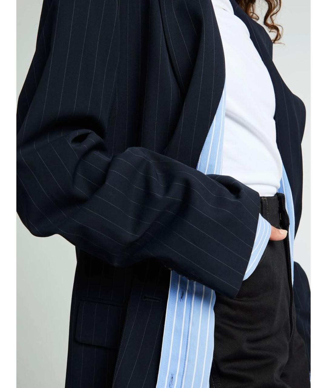 ACNE STUDIOS Темно-синий жакет/пиджак, фото 8