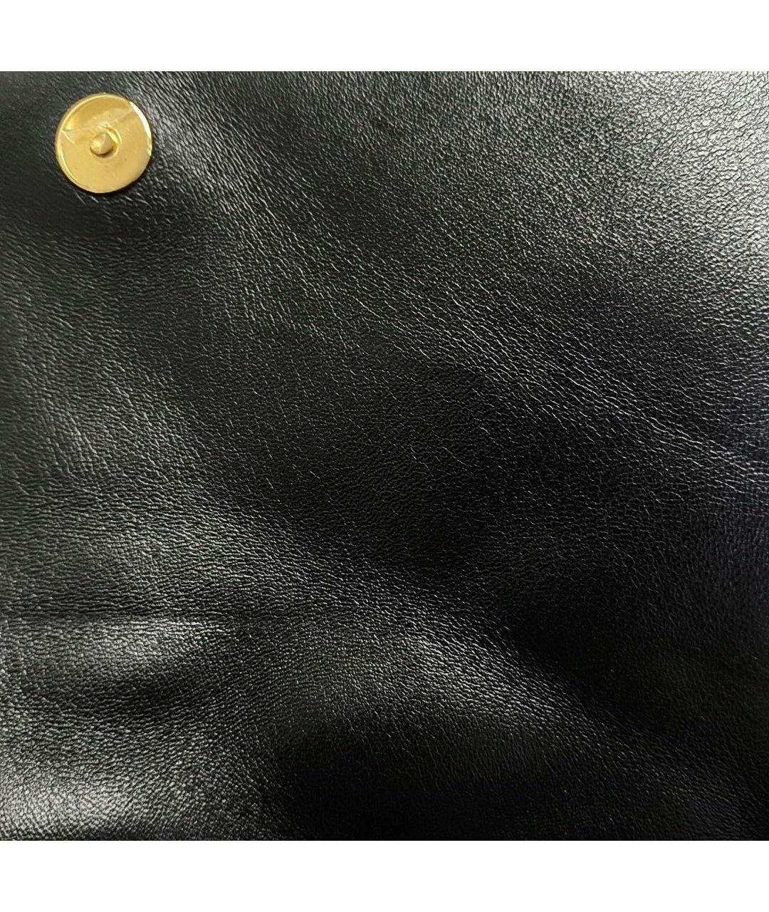 SAINT LAURENT Черная кожаная сумка через плечо, фото 6