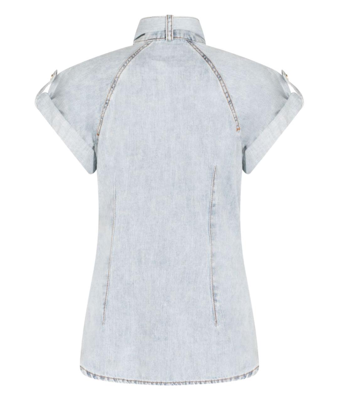 ZIMMERMANN Голубая хлопковая рубашка, фото 2