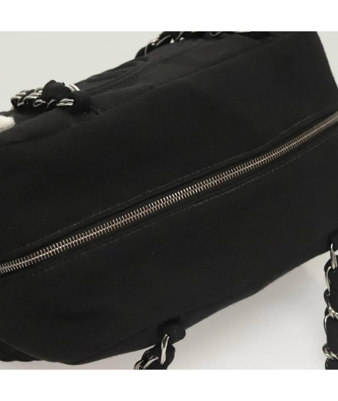 CHANEL Черная сумка с короткими ручками, фото 2