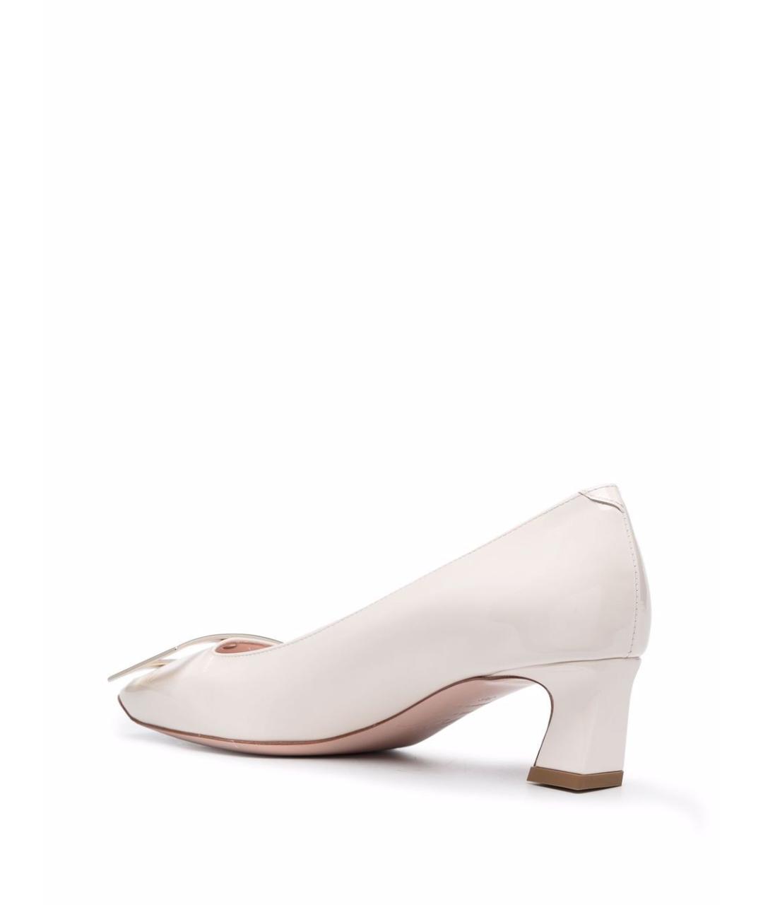 ROGER VIVIER Бежевые кожаные туфли, фото 2