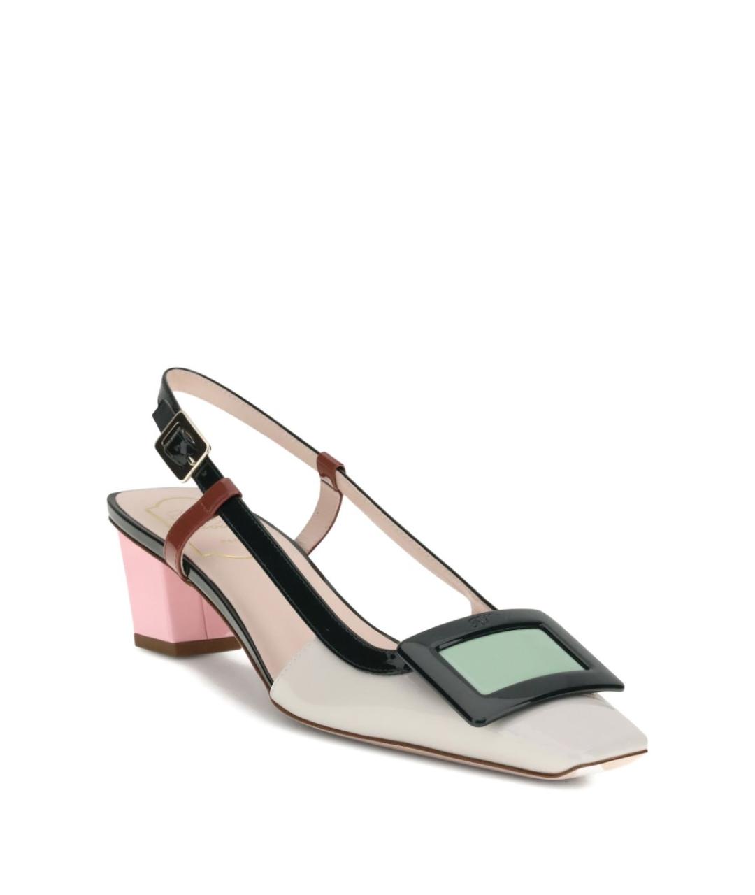 ROGER VIVIER Мульти кожаные туфли, фото 3