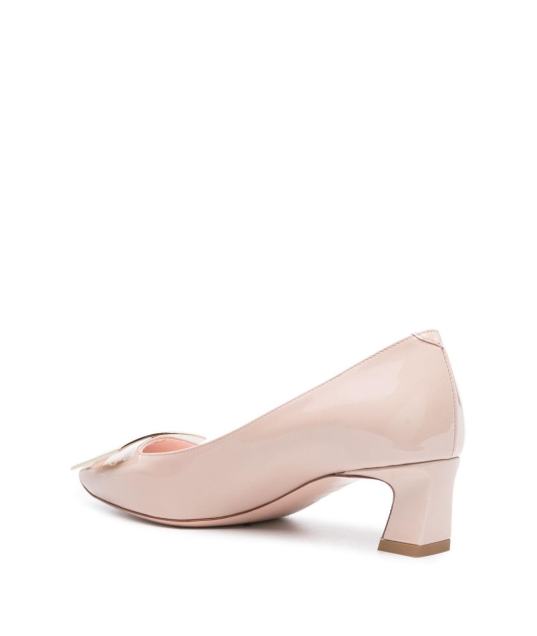 ROGER VIVIER Бежевые кожаные туфли, фото 3