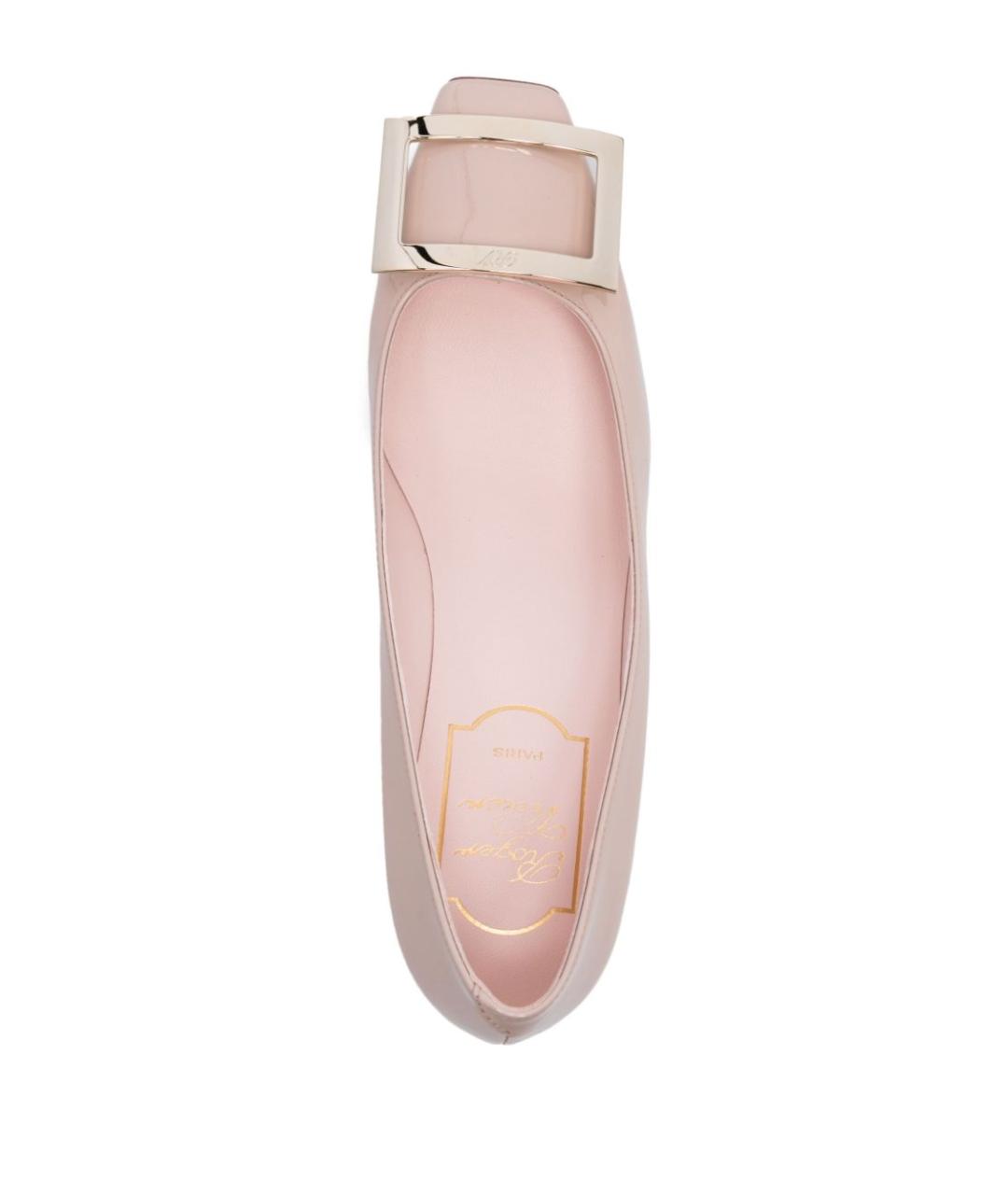 ROGER VIVIER Бежевые кожаные туфли, фото 2