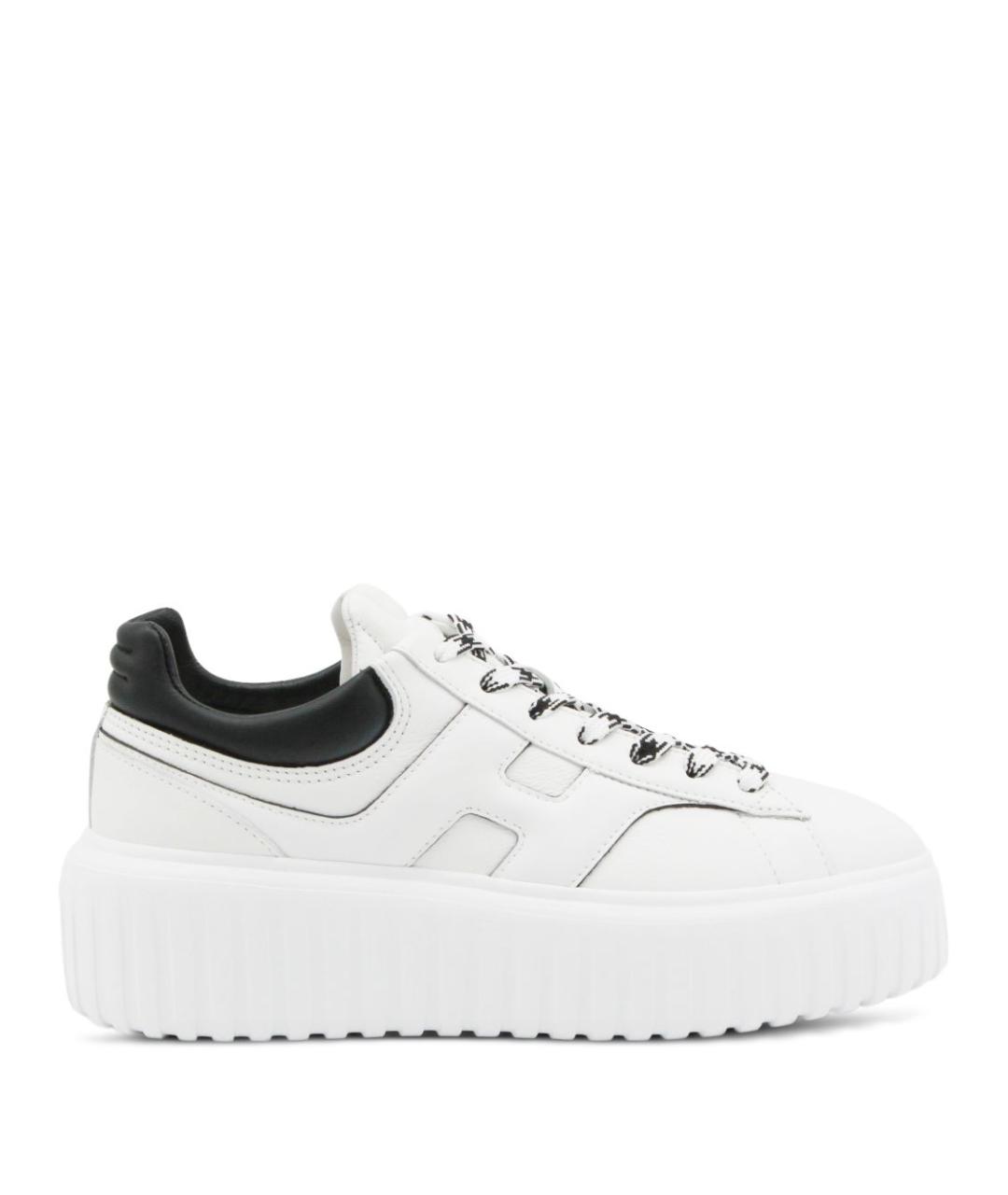 HOGAN Белые кожаные кеды, фото 1