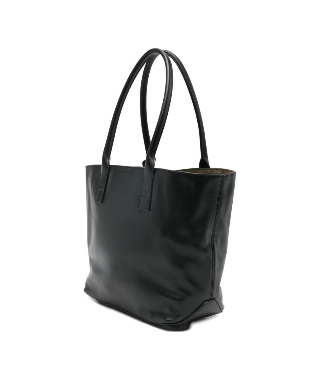 HOGAN Черная кожаная сумка тоут, фото 2