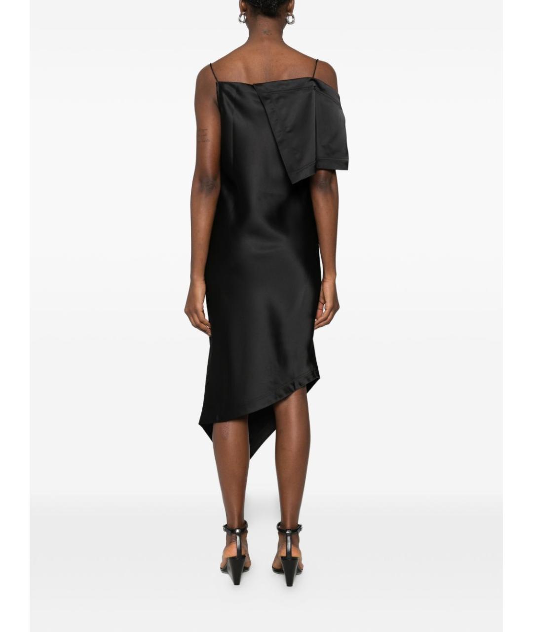 IRO Черное полиэстеровое коктейльное платье, фото 3