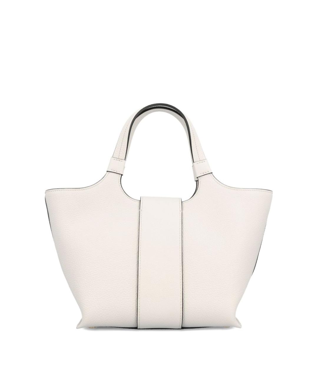 ROGER VIVIER Белая кожаная сумка через плечо, фото 4