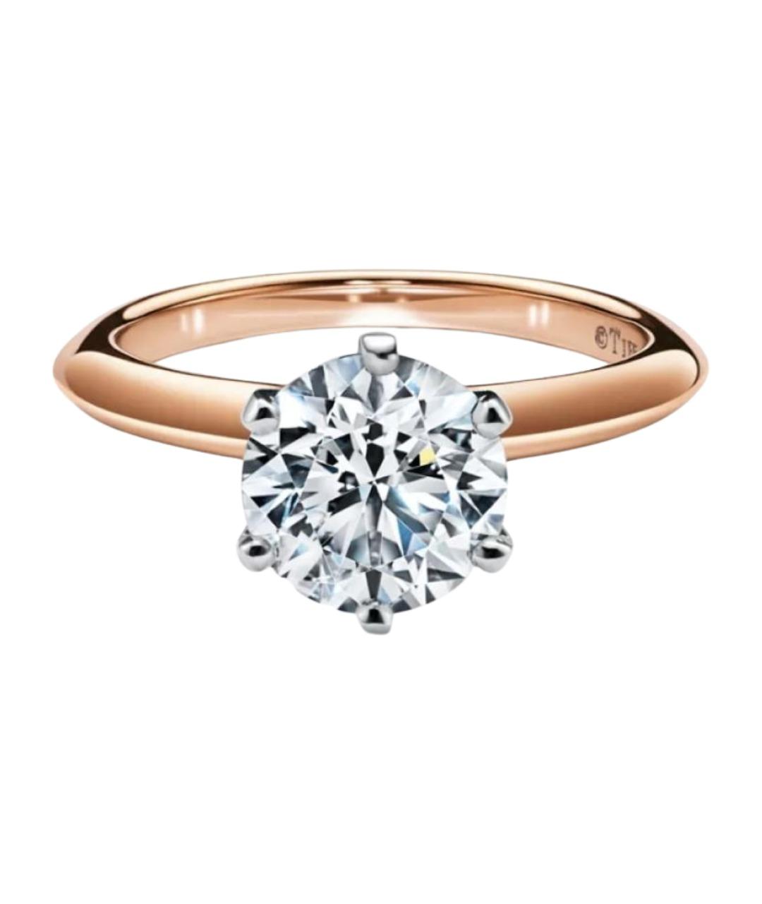 TIFFANY&CO Золотое платиновое кольцо, фото 1