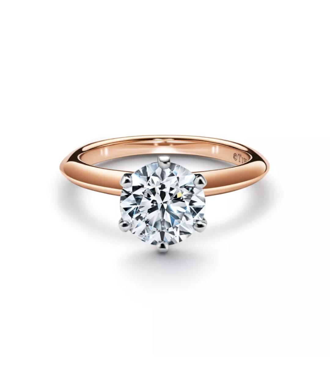 TIFFANY&CO Золотое платиновое кольцо, фото 5