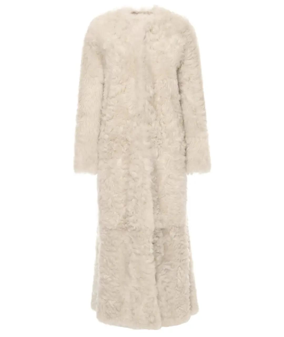 YVES SALOMON Белая шуба, фото 1