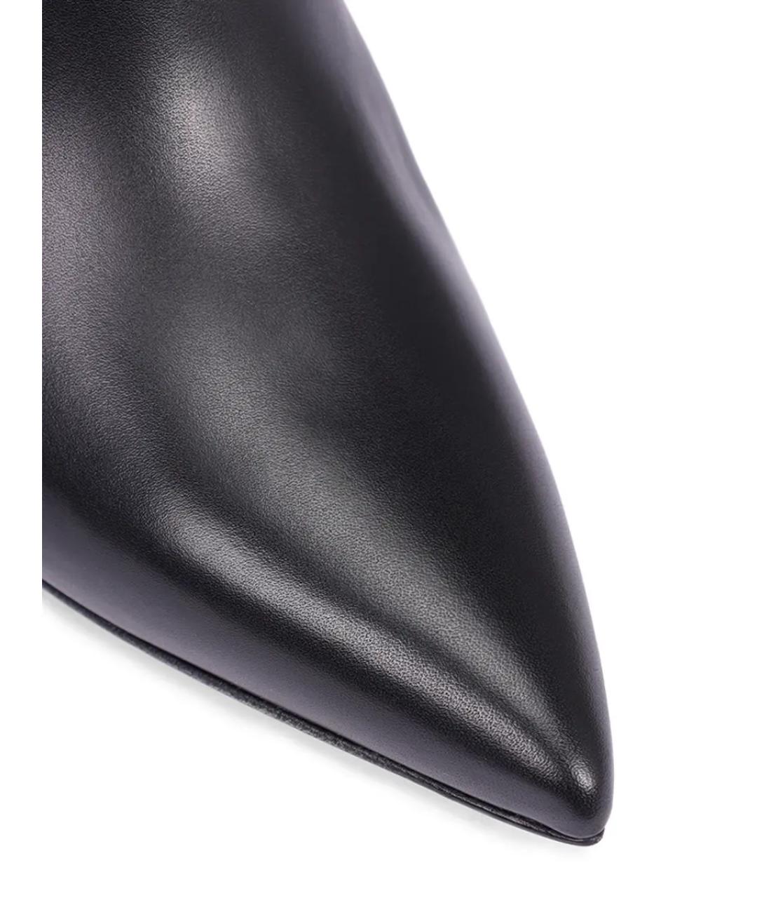 GIANVITO ROSSI Черные кожаные сапоги, фото 5