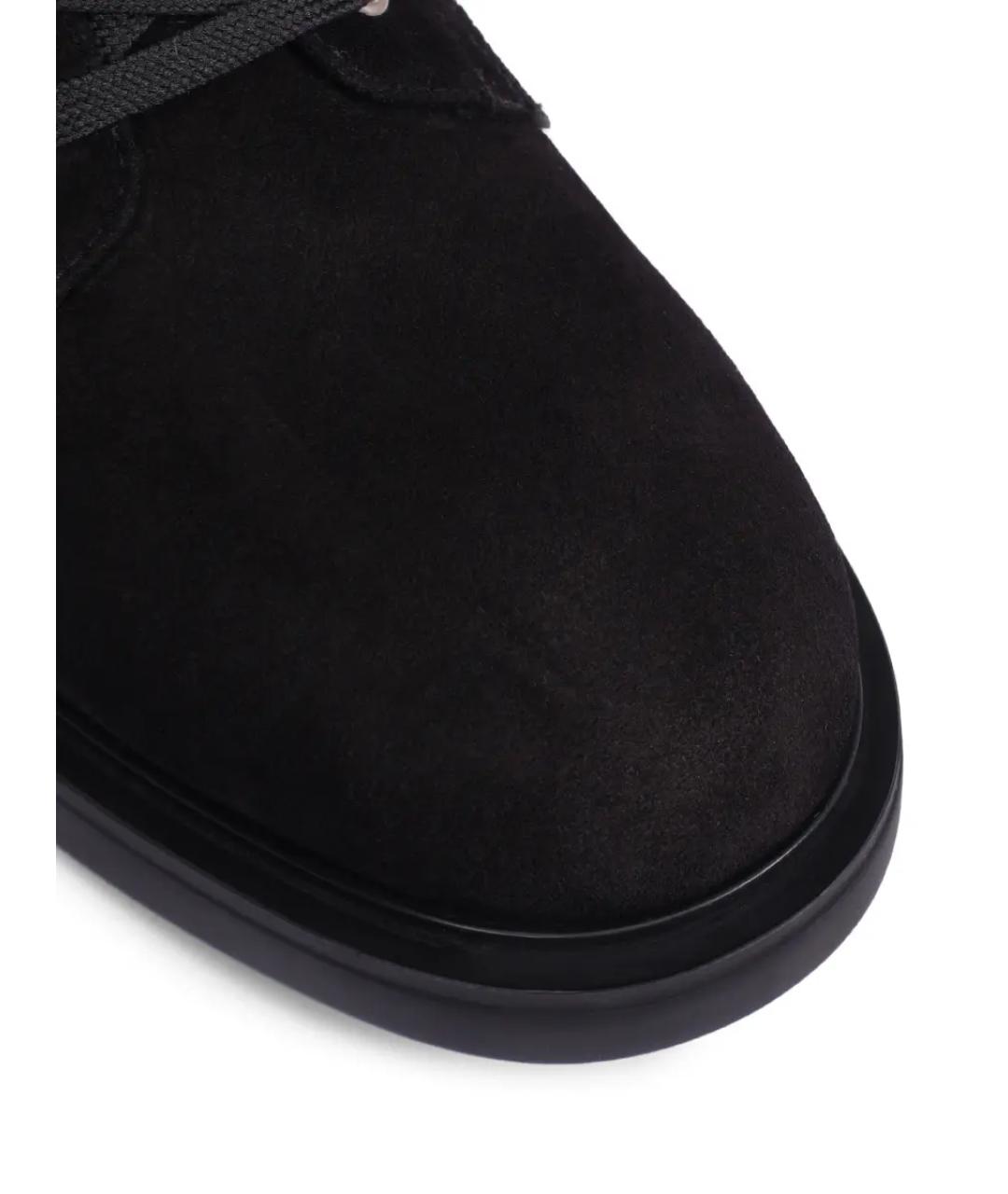 GIANVITO ROSSI Черные замшевые ботинки, фото 5