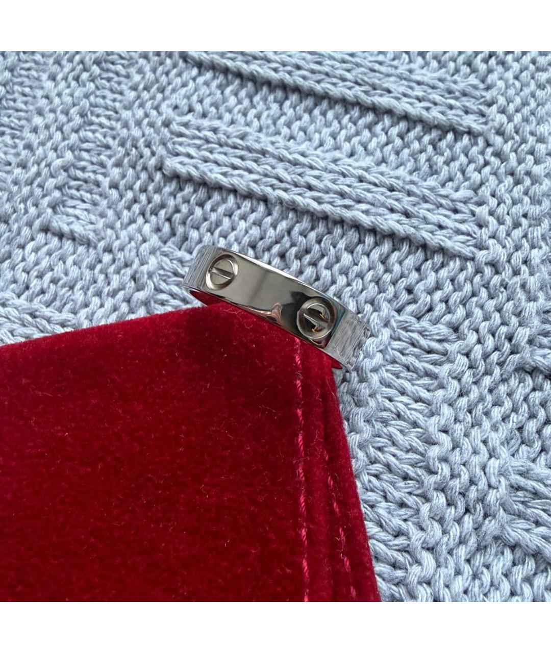 CARTIER Серебряное кольцо из белого золота, фото 3