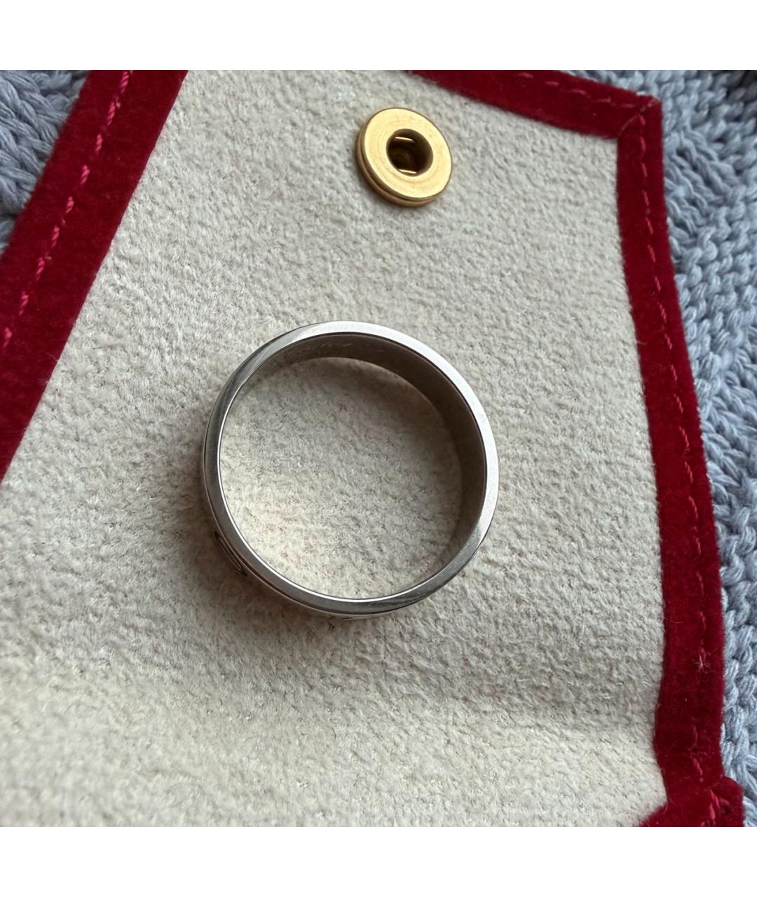 CARTIER Серебряное кольцо из белого золота, фото 8
