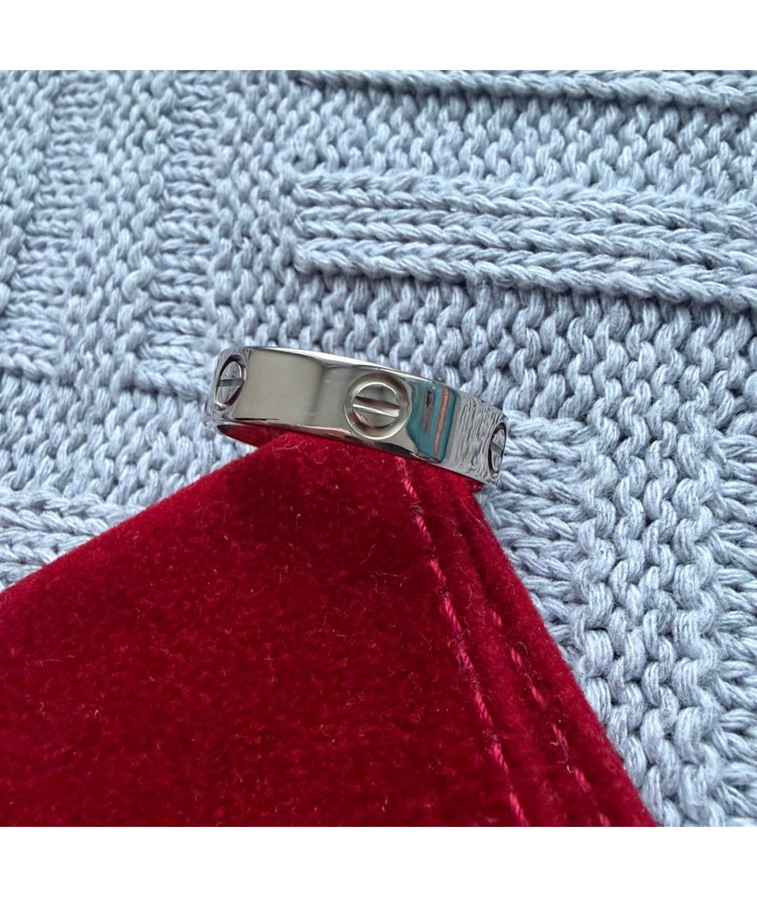 CARTIER Серебряное кольцо из белого золота, фото 4