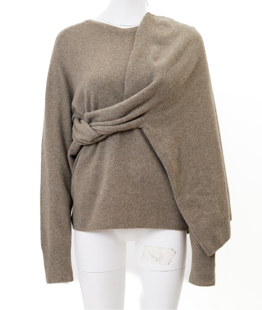 CELINE Хаки шерстяной джемпер / свитер, фото 5