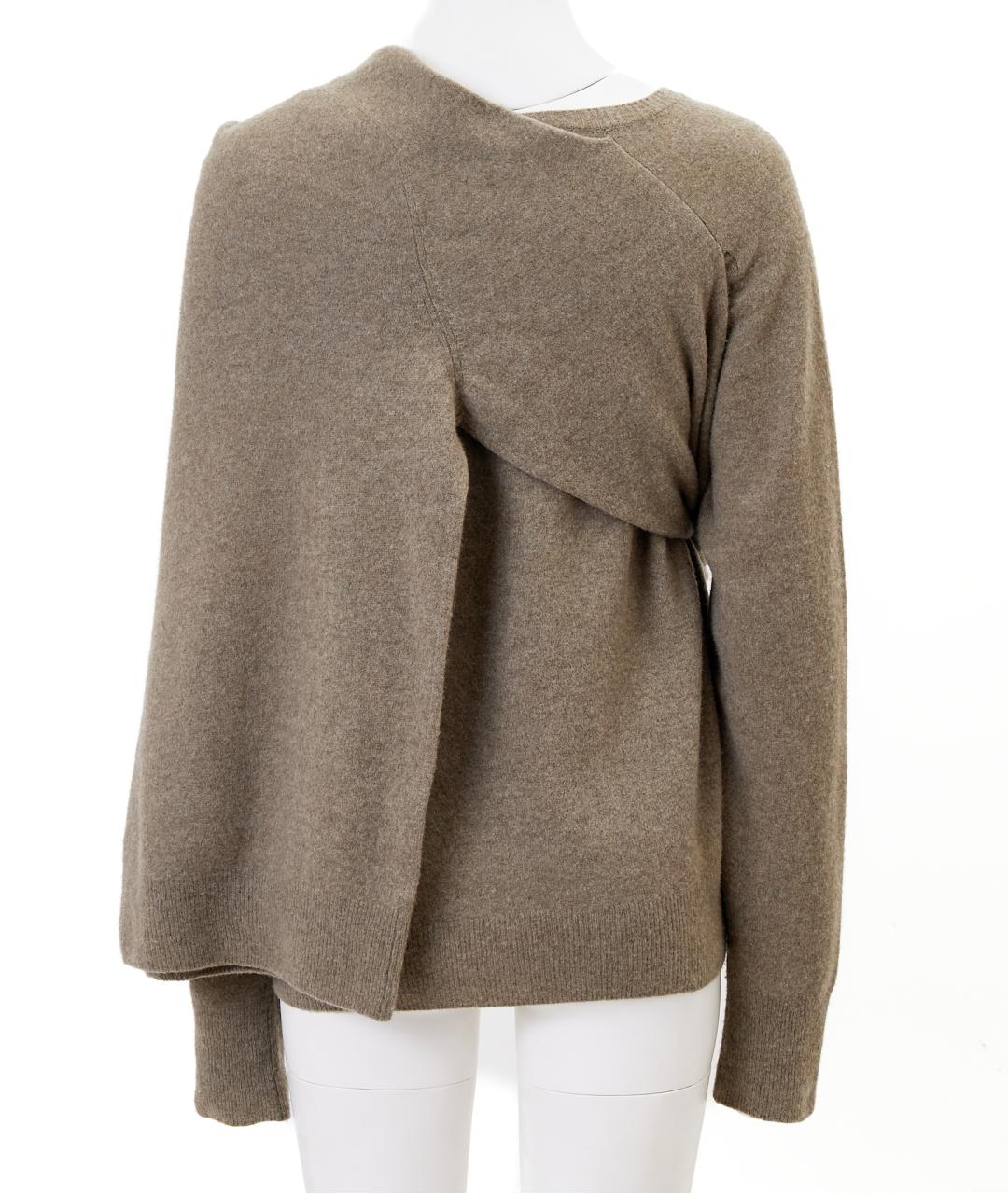 CELINE Хаки шерстяной джемпер / свитер, фото 2