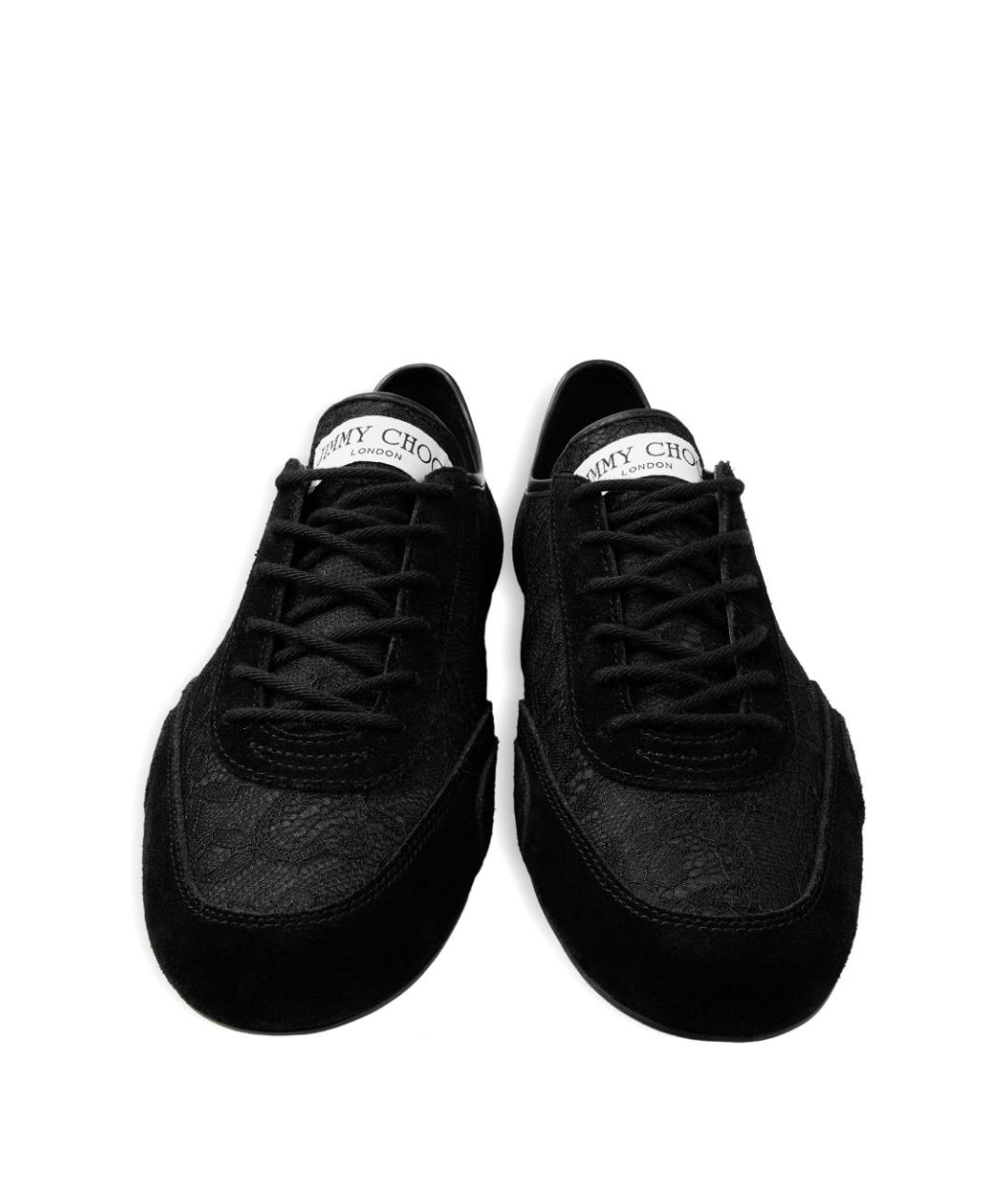 JIMMY CHOO Черные текстильные кроссовки, фото 5