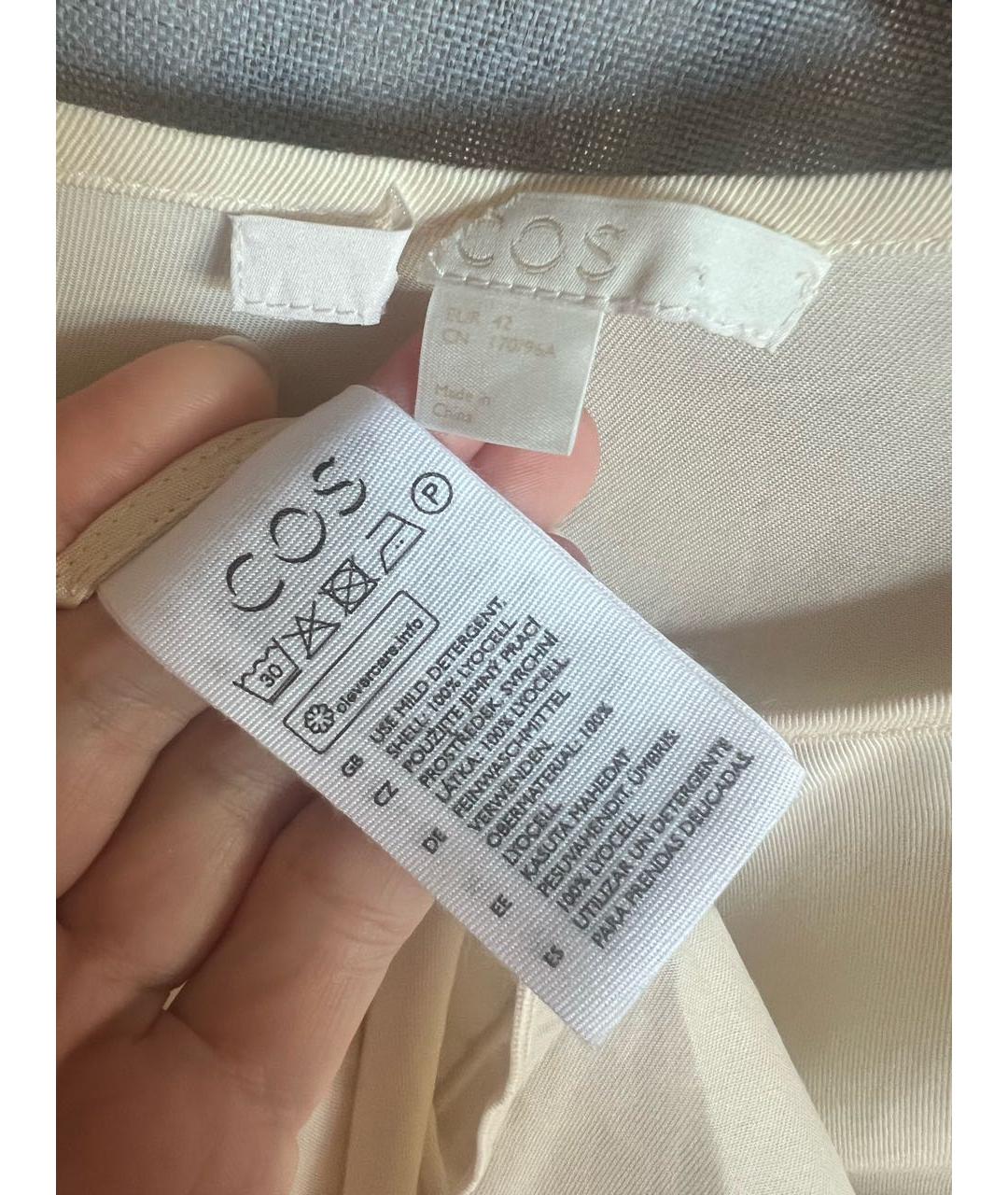 COS Бежевая блузы, фото 3