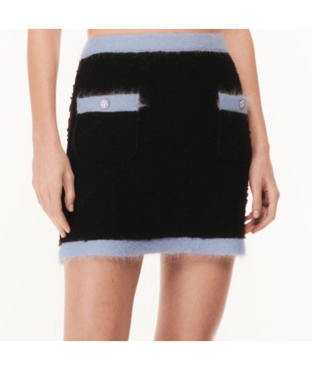 CHANEL Черный шерстяной костюм с юбками, фото 5