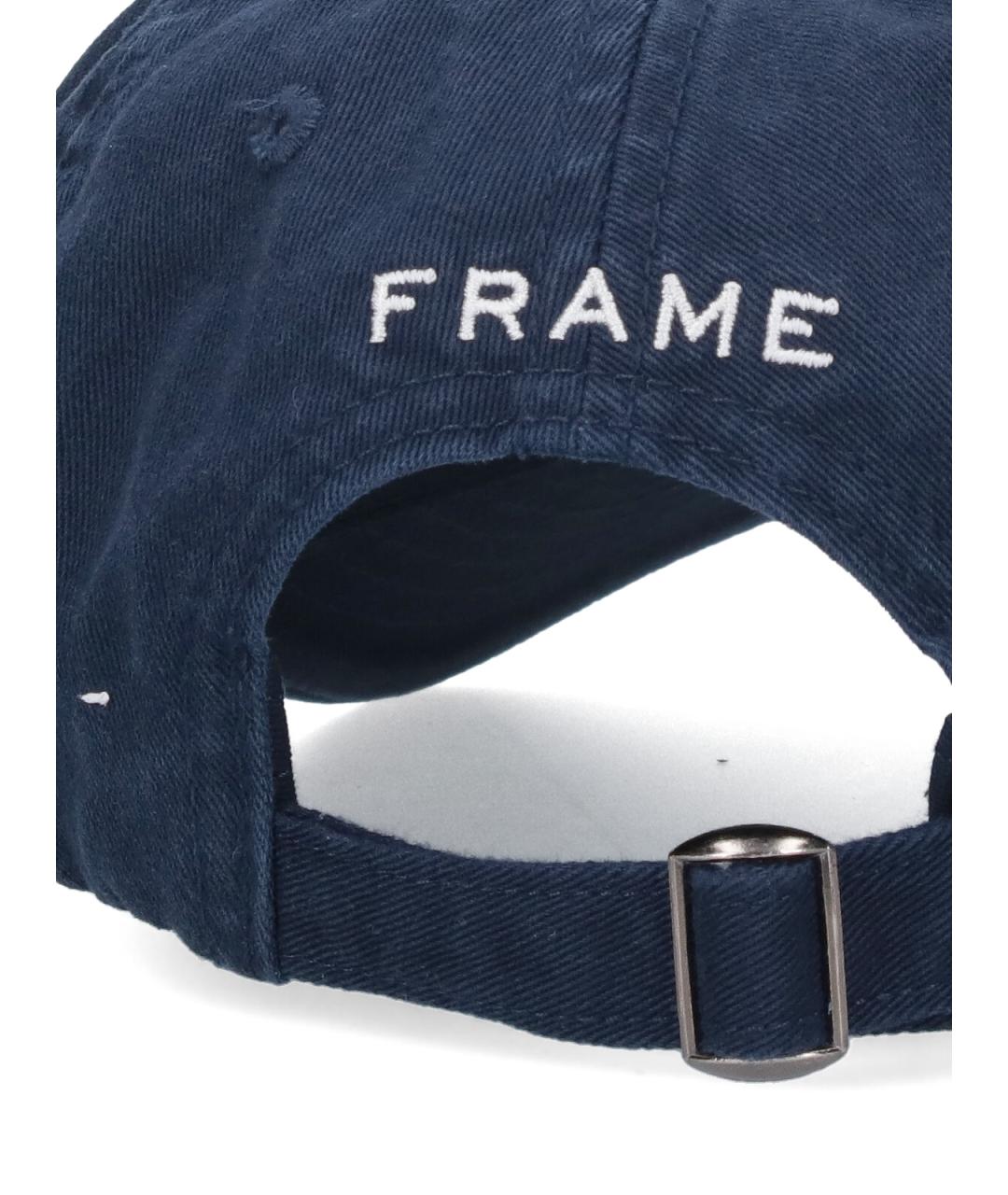 FRAME Синяя хлопковая кепка, фото 3