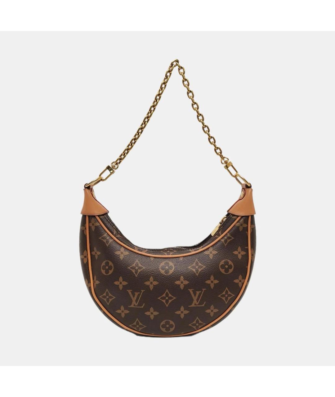 LOUIS VUITTON Коричневая сумка через плечо, фото 4