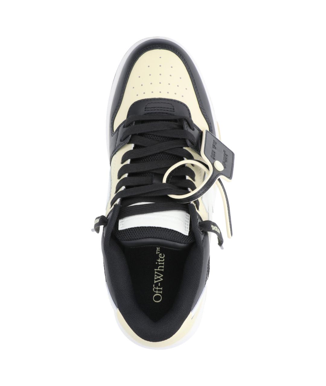 OFF-WHITE Мульти кожаные низкие кроссовки / кеды, фото 5