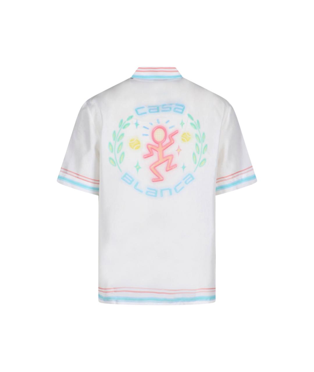 CASABLANCA Белая шелковая кэжуал рубашка, фото 2