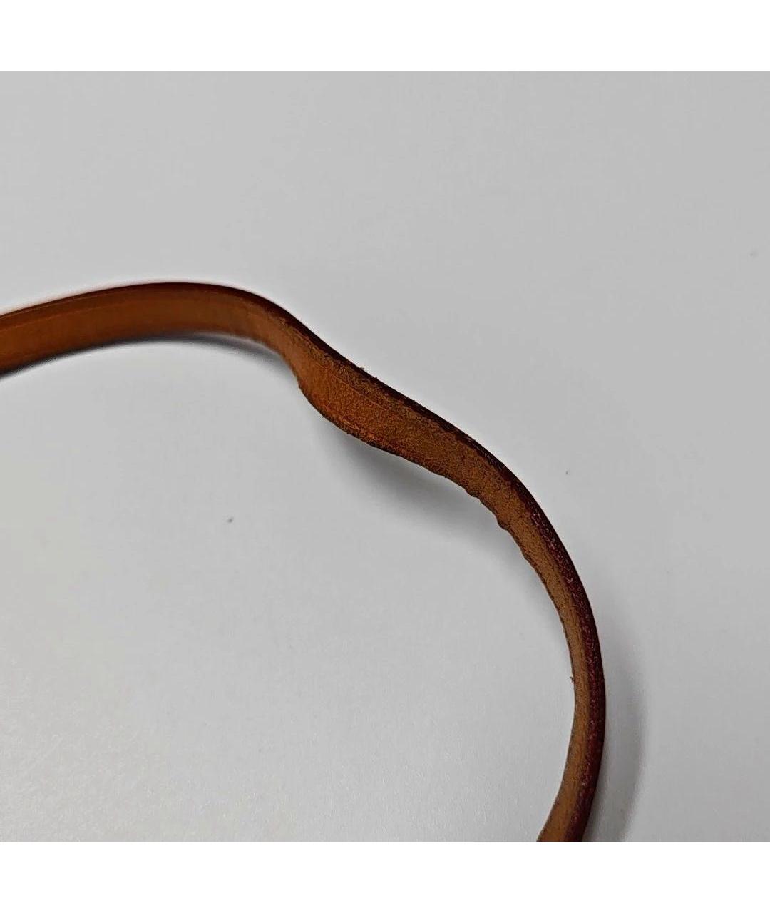 LOUIS VUITTON Коричневая кожаная сумка с короткими ручками, фото 7