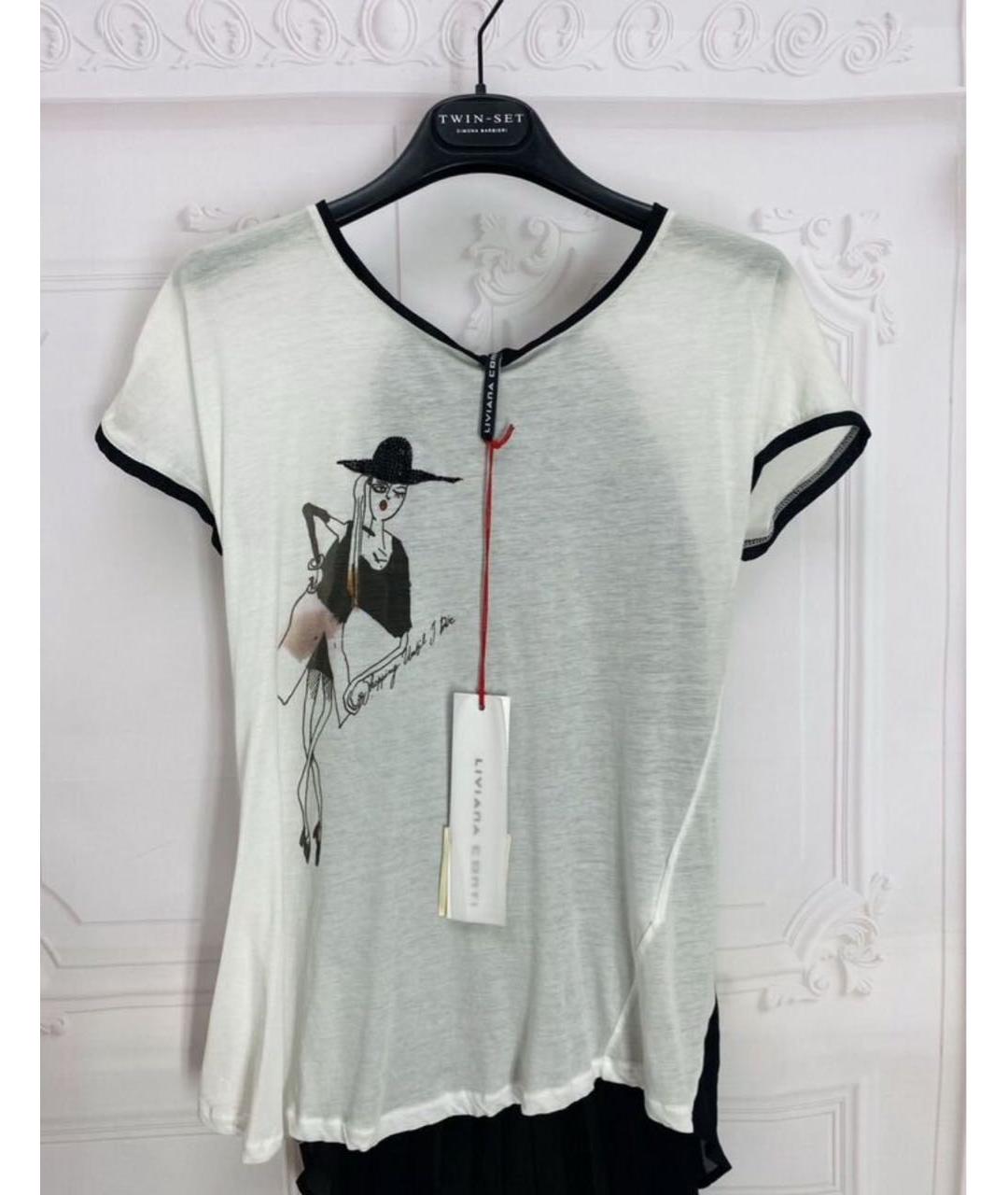 LIVIANA CONTI Хлопковая футболка, фото 4