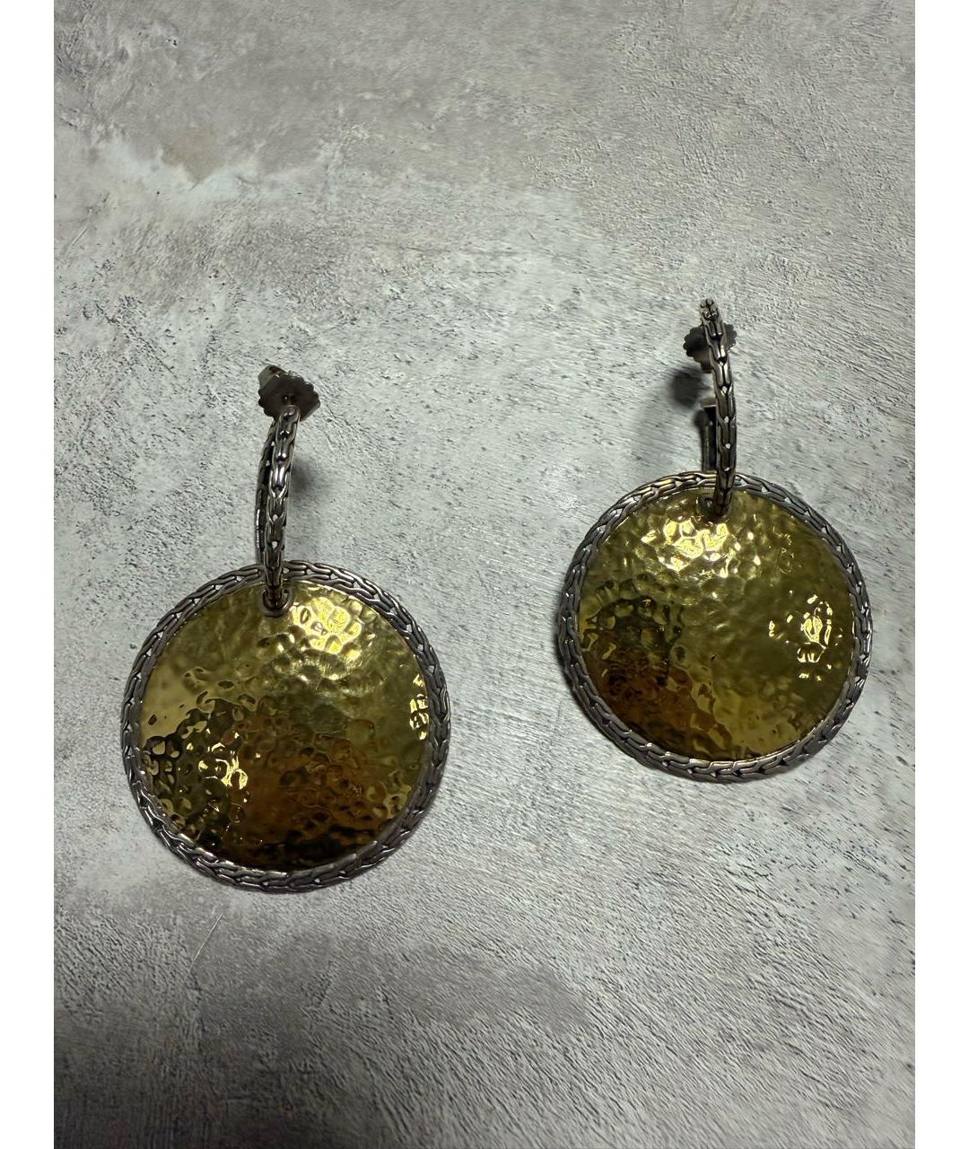 JOHN HARDY Золотые серебряные серьги, фото 2