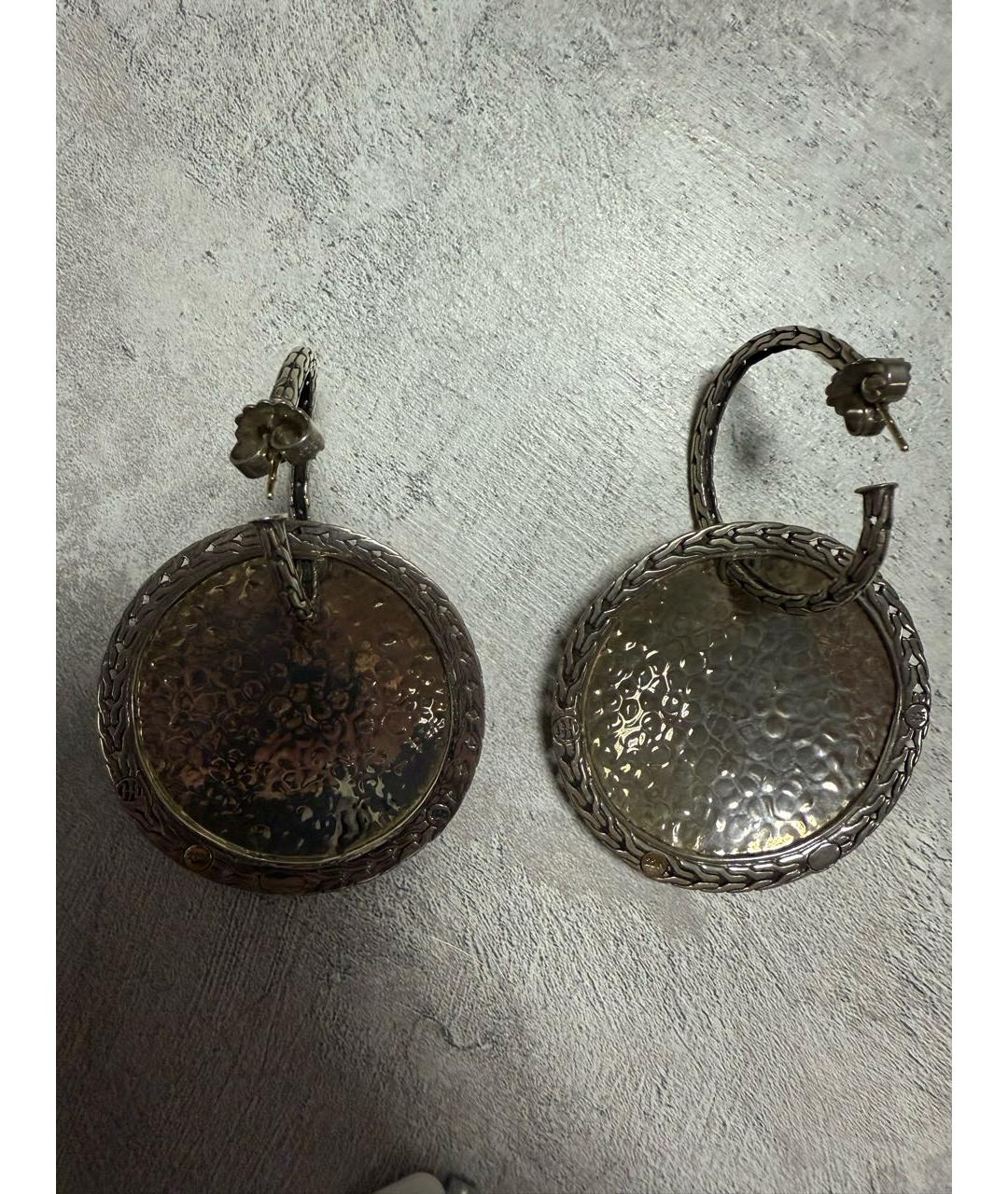 JOHN HARDY Золотые серебряные серьги, фото 3