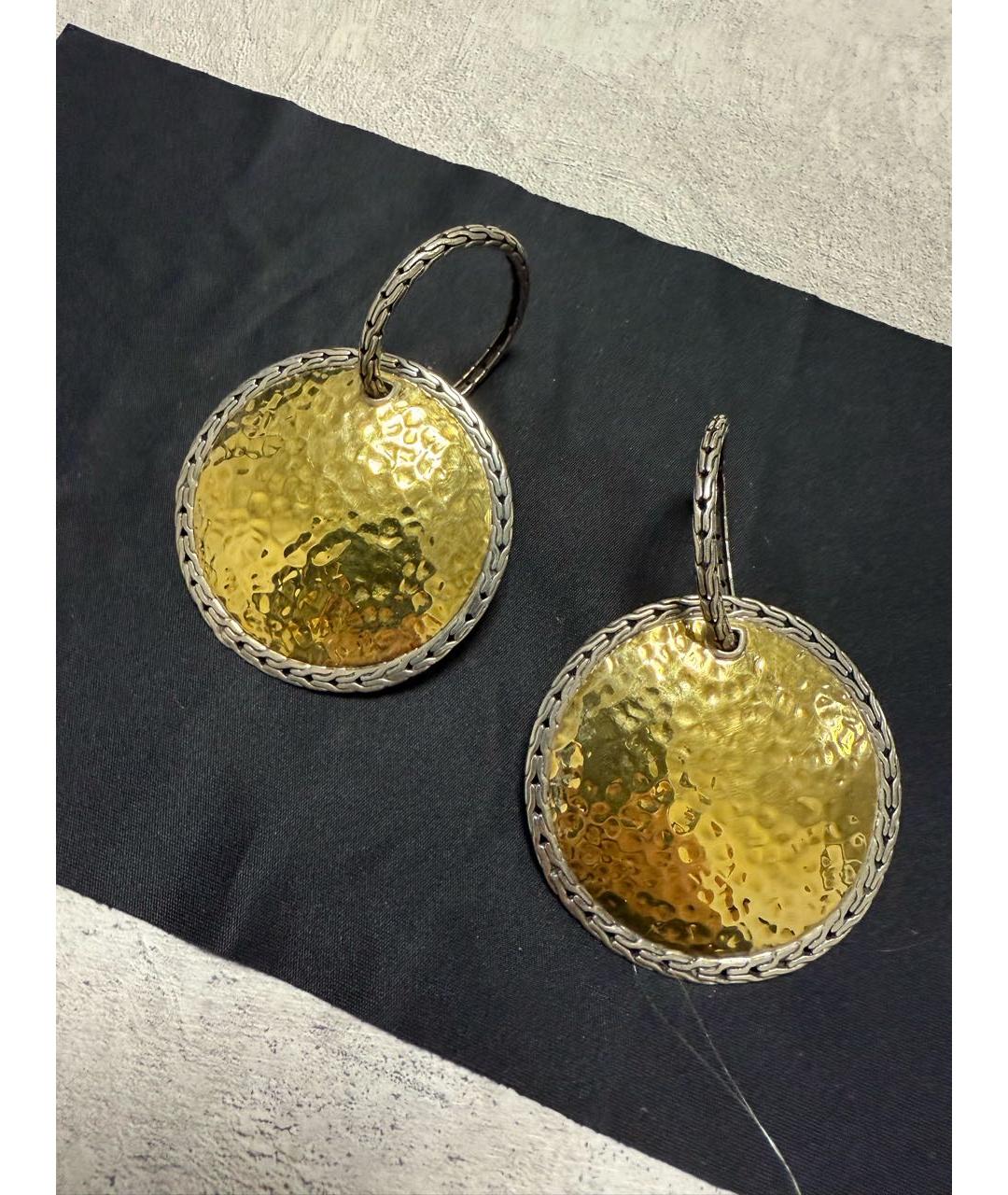 JOHN HARDY Золотые серебряные серьги, фото 5