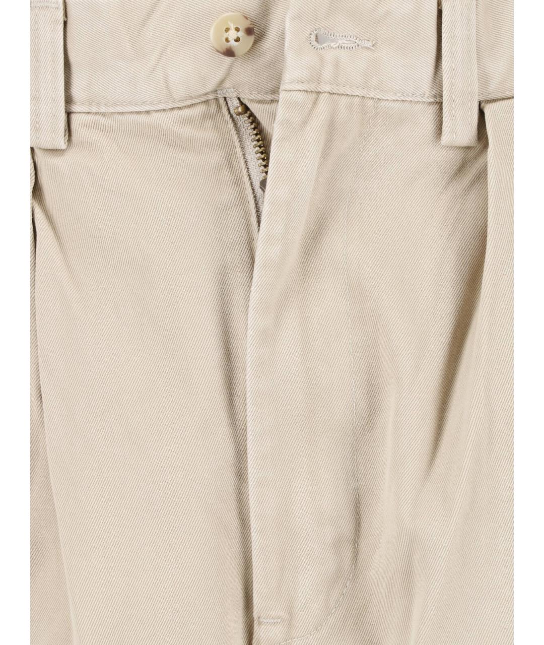 POLO RALPH LAUREN Бежевые повседневные брюки, фото 5