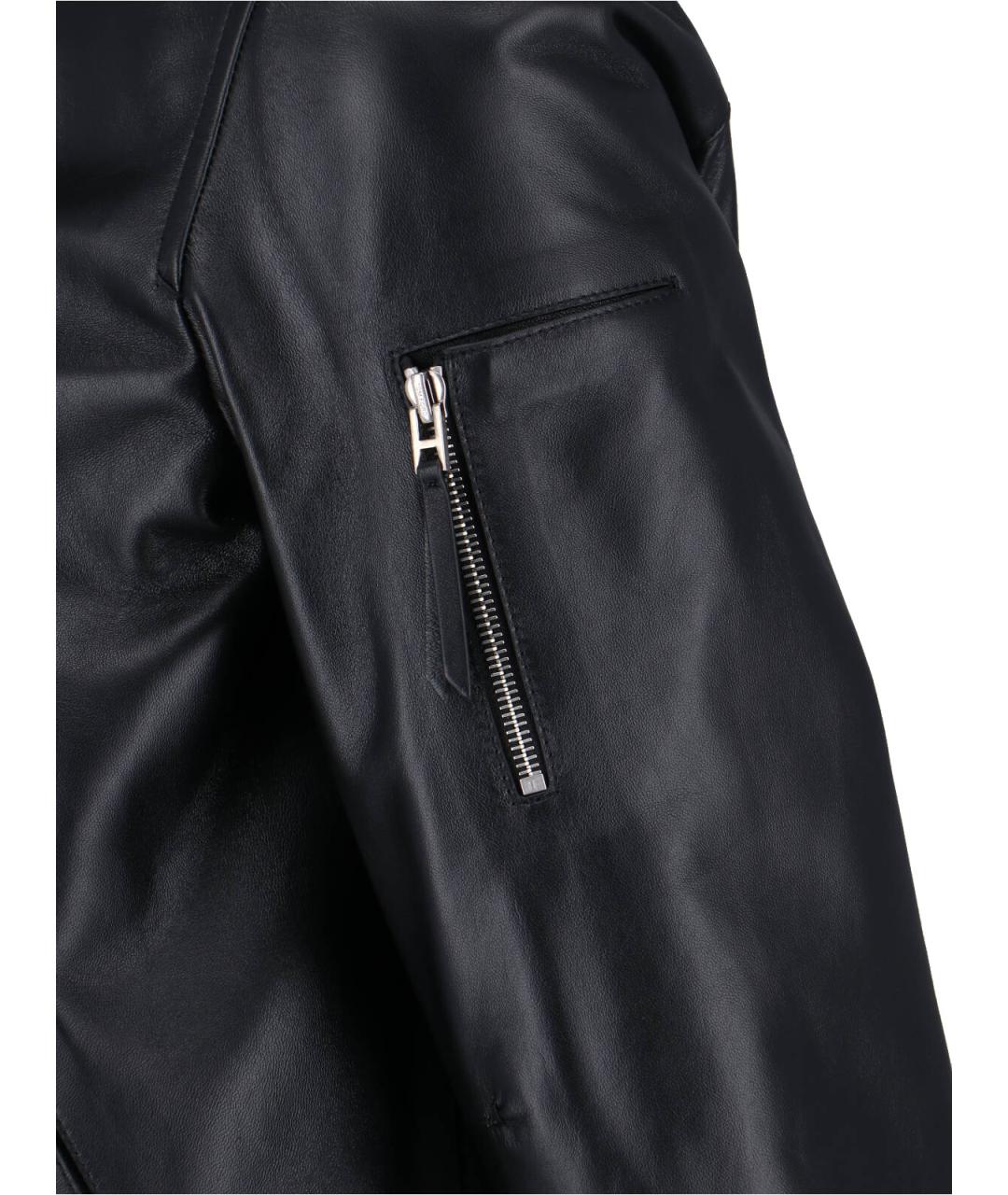 TOM FORD Черная кожаная куртка, фото 3