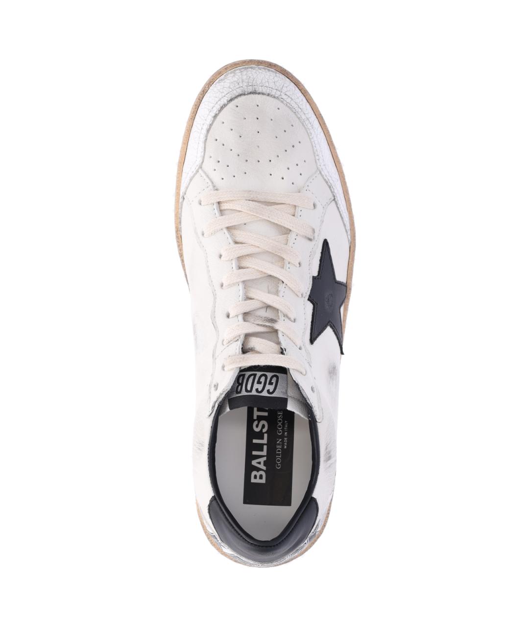 GOLDEN GOOSE DELUXE BRAND Белые низкие кроссовки / кеды, фото 5