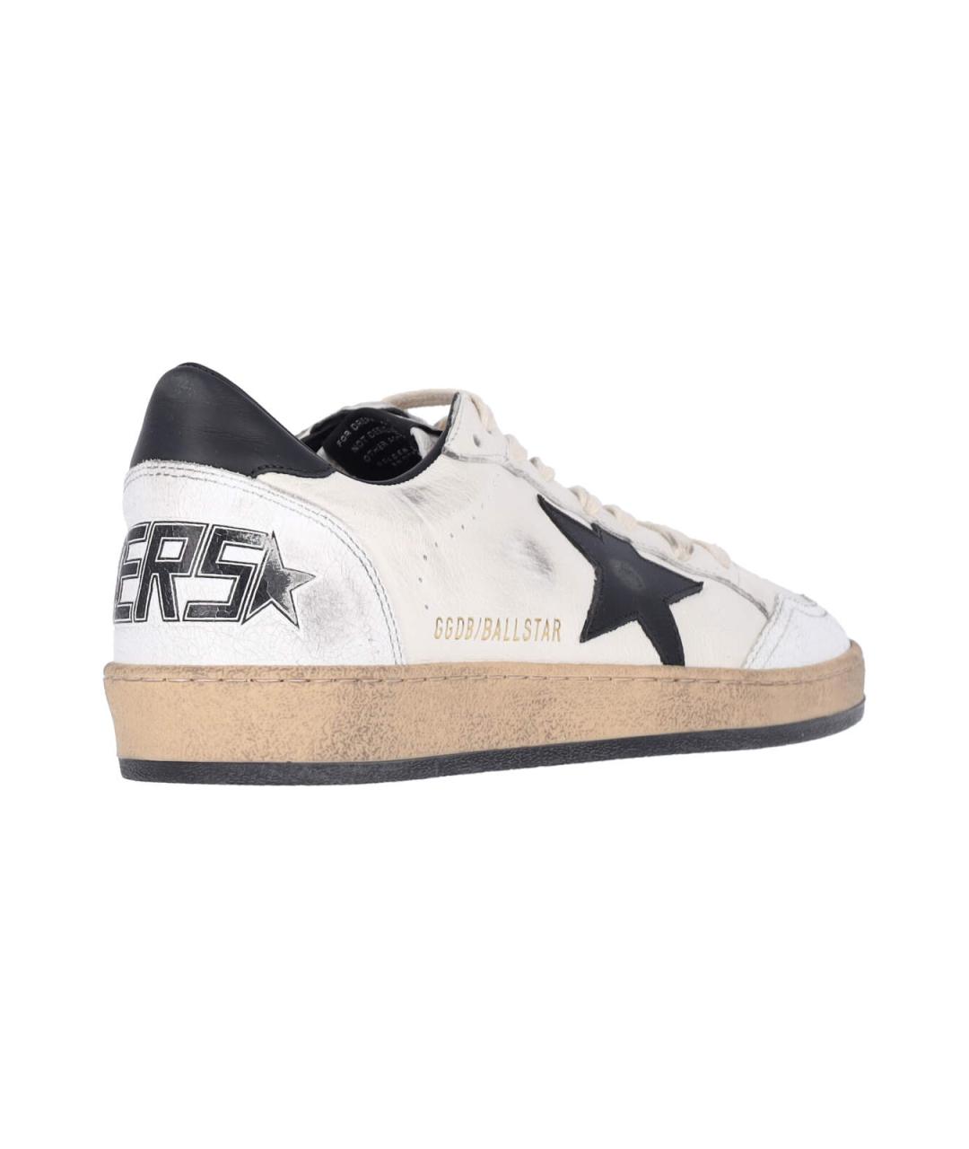 GOLDEN GOOSE DELUXE BRAND Белые низкие кроссовки / кеды, фото 4