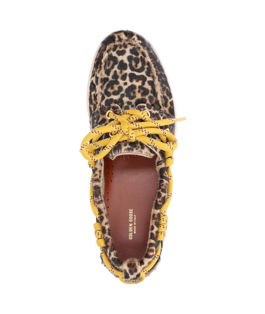 GOLDEN GOOSE DELUXE BRAND Мульти кожаные лоферы, фото 5