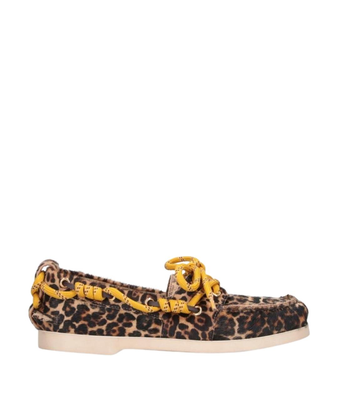 GOLDEN GOOSE DELUXE BRAND Мульти кожаные лоферы, фото 1