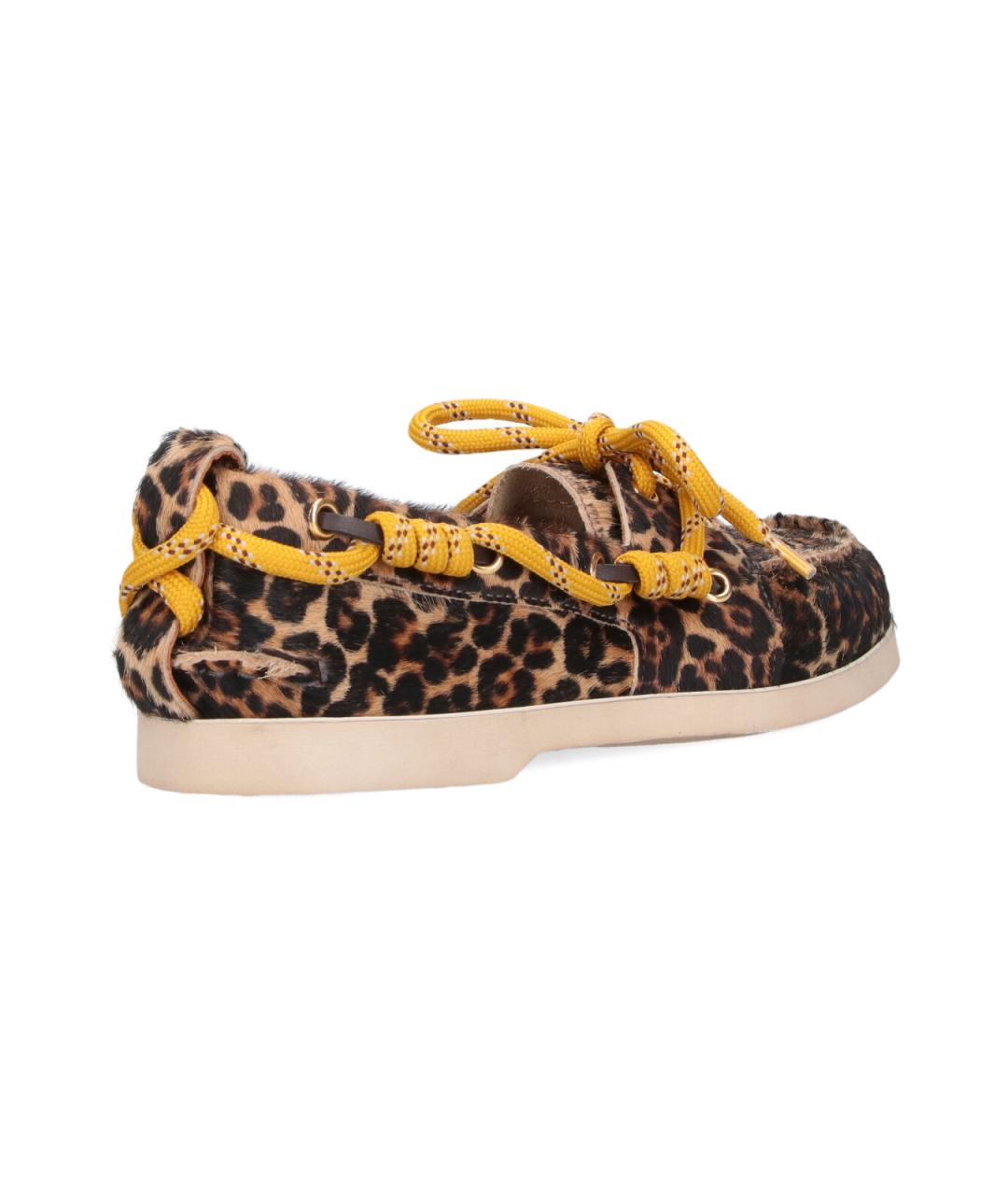 GOLDEN GOOSE DELUXE BRAND Мульти кожаные лоферы, фото 4