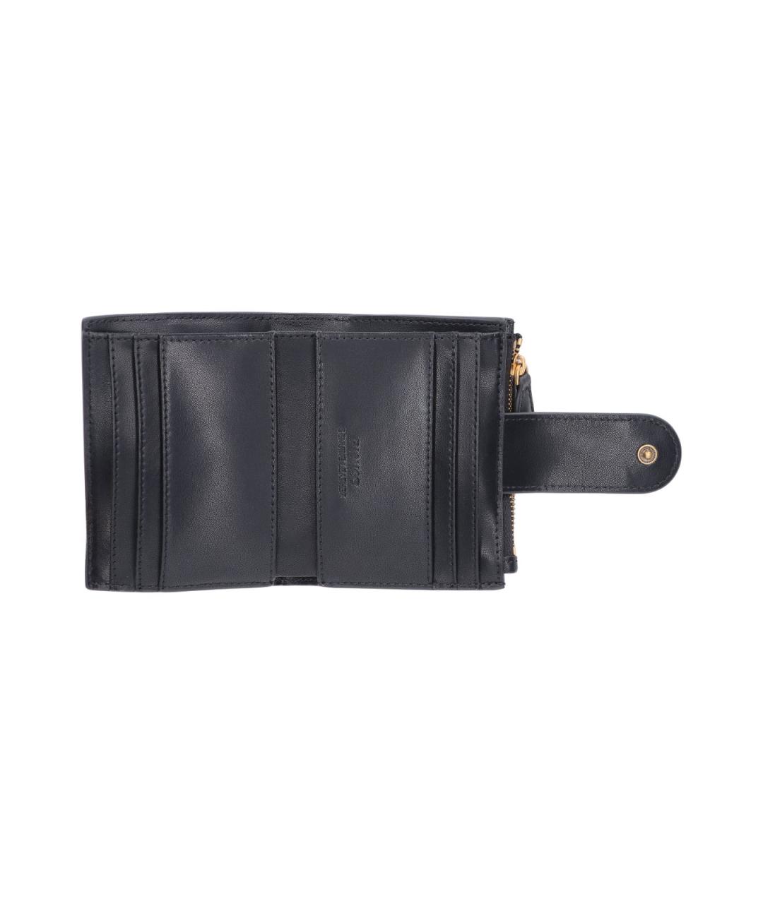 PINKO Черный кожаный кошелек, фото 2