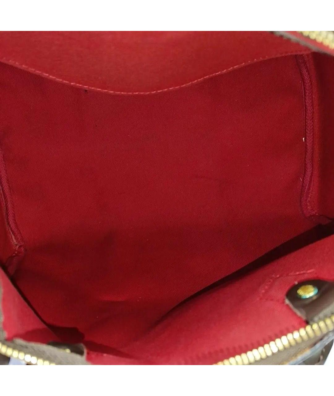 LOUIS VUITTON Коричневая сумка с короткими ручками, фото 4