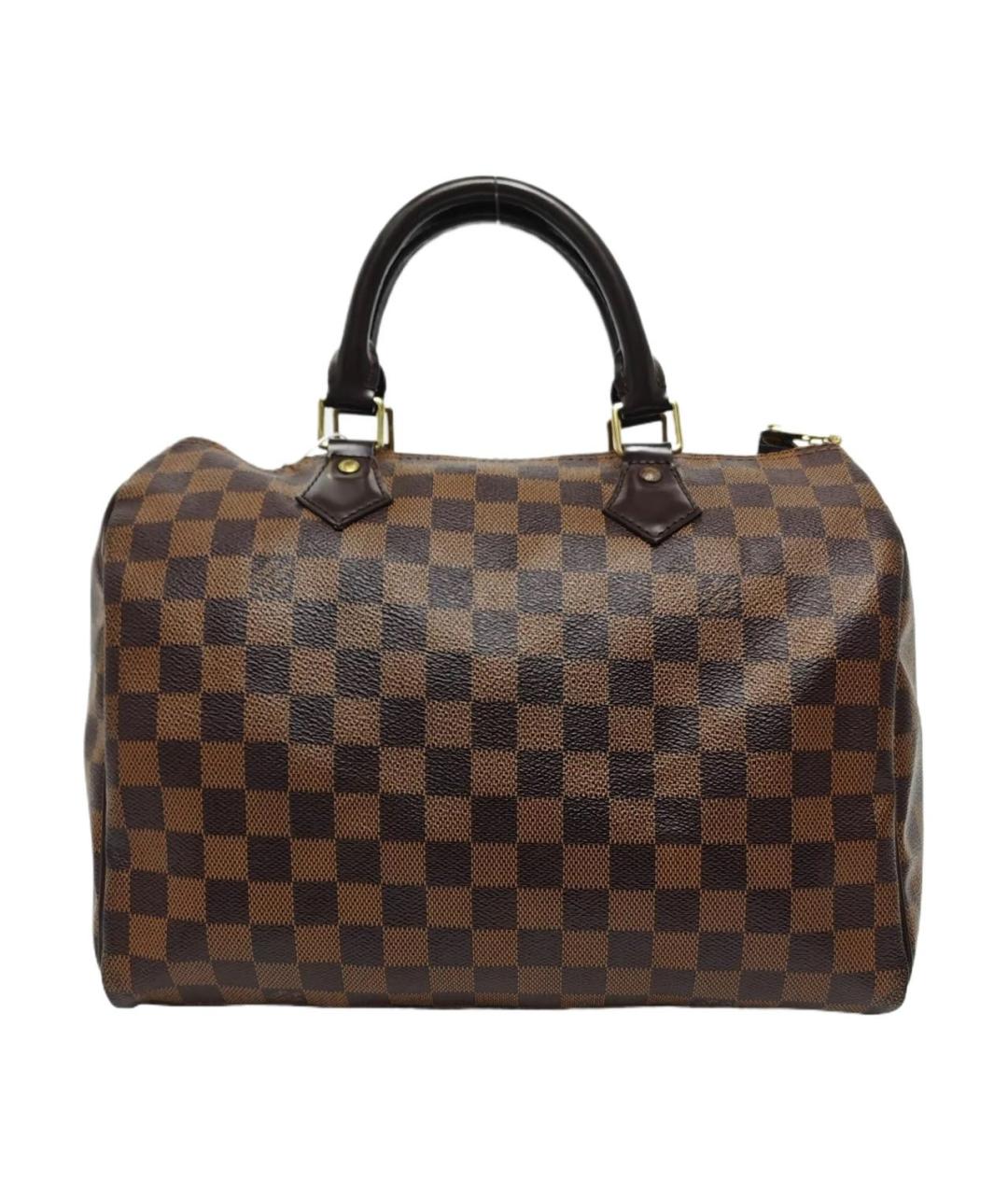 LOUIS VUITTON Коричневая сумка с короткими ручками, фото 1