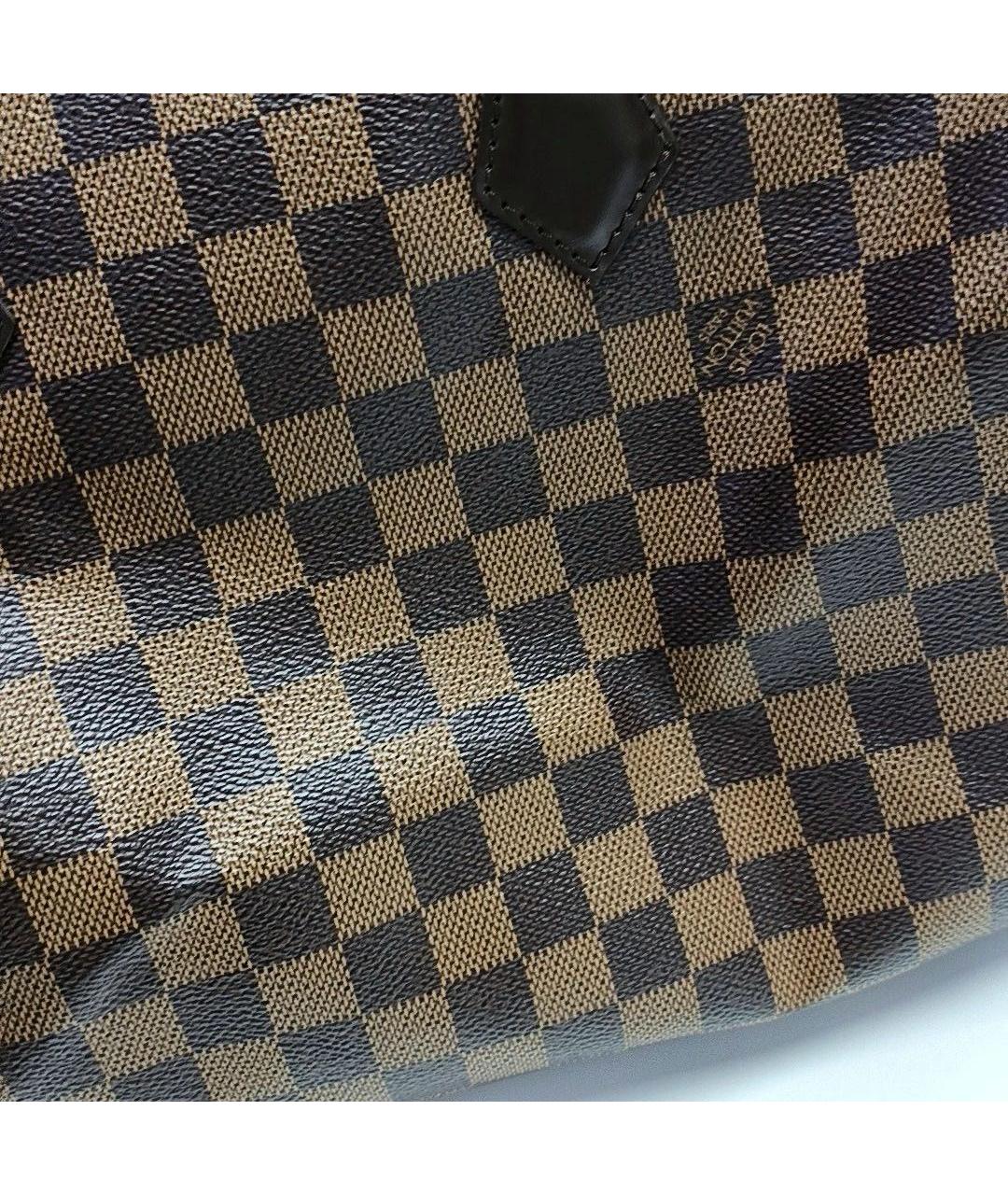 LOUIS VUITTON Коричневая сумка с короткими ручками, фото 5