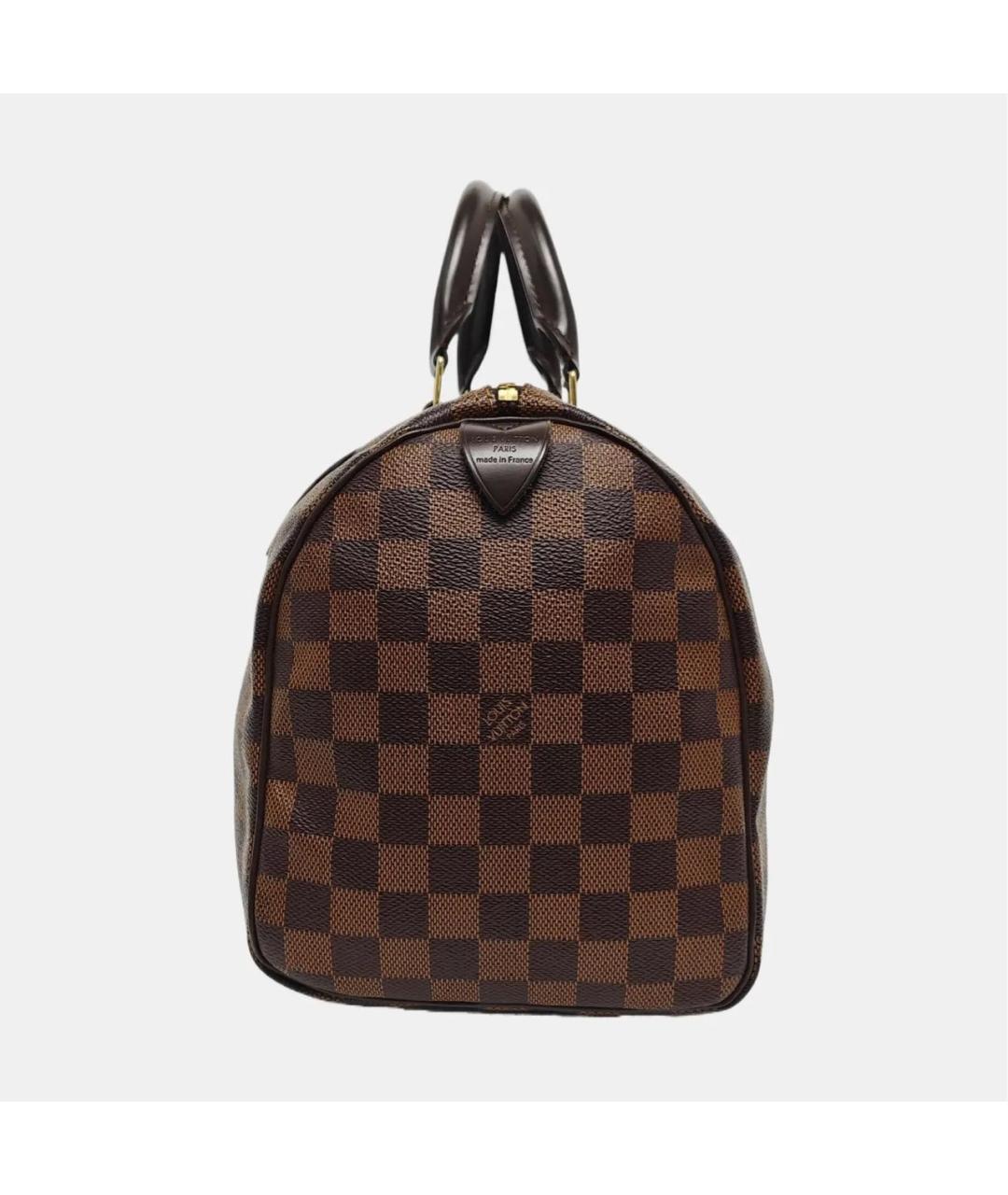 LOUIS VUITTON Коричневая сумка с короткими ручками, фото 3