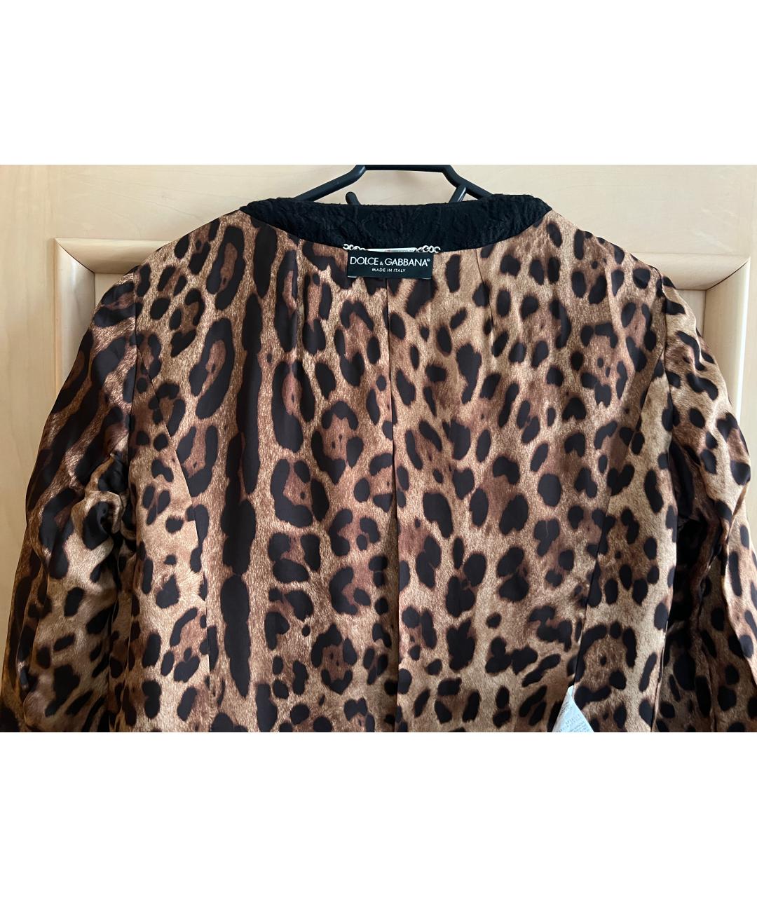 DOLCE&GABBANA Черное пальто, фото 3