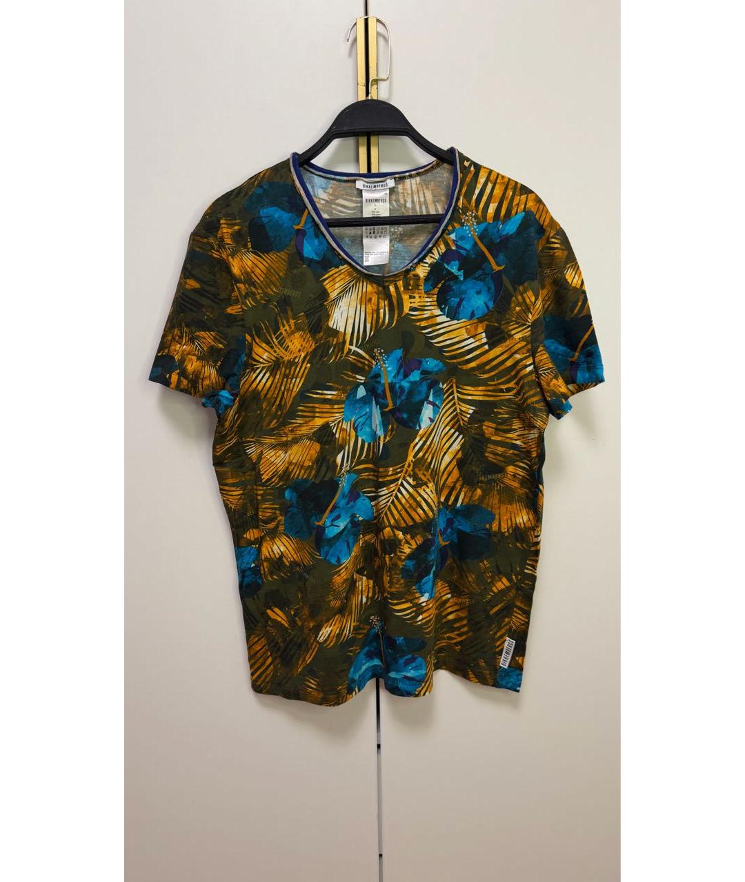 BIKKEMBERGS Мульти хлопковая футболка, фото 3