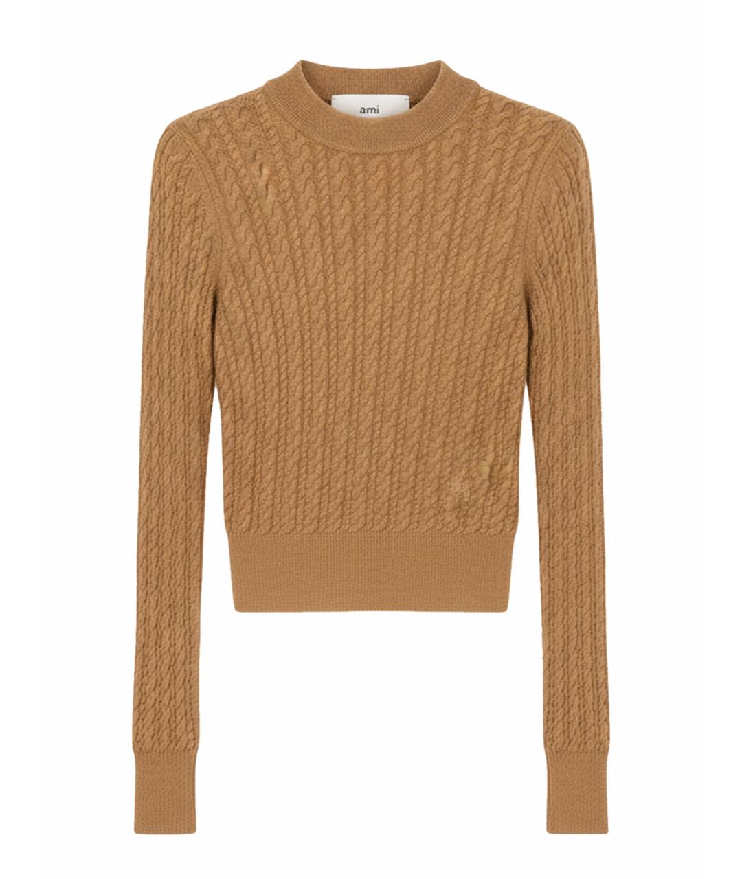 Ami Paris Бежевый джемпер / свитер, фото 1