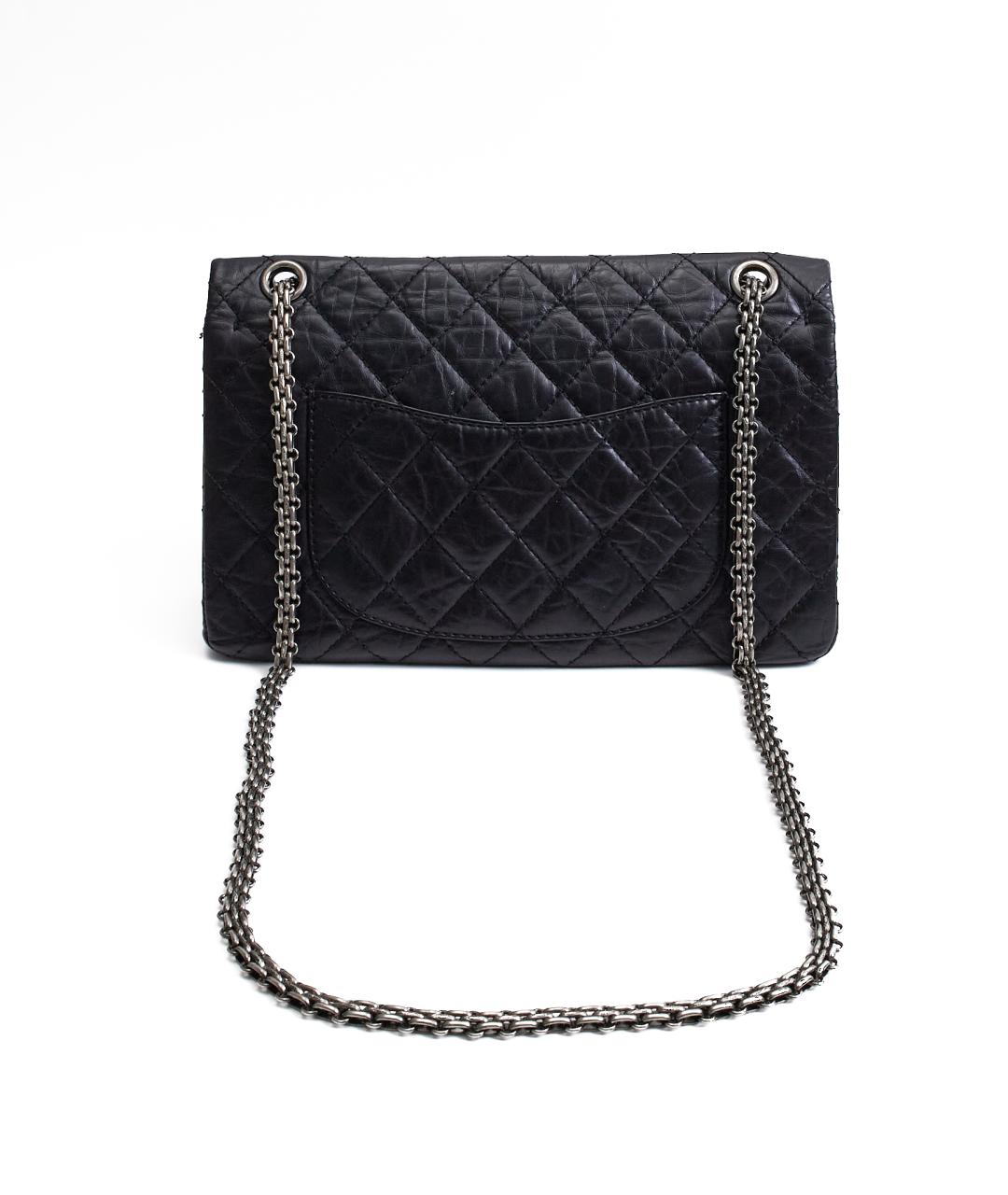 CHANEL Черная кожаная сумка через плечо, фото 4